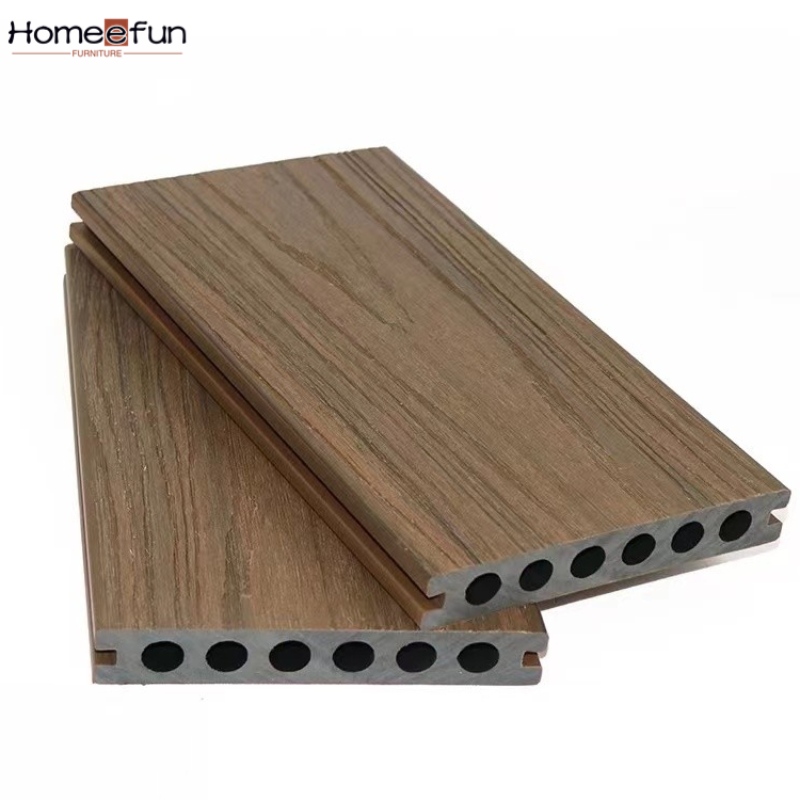 2022 Nowoczesny gorący wodoodporny drewniany plastik kompozytowy taras zewnętrzny Łatwa instalacja Wpc Decking Panel podłogowy Produkt