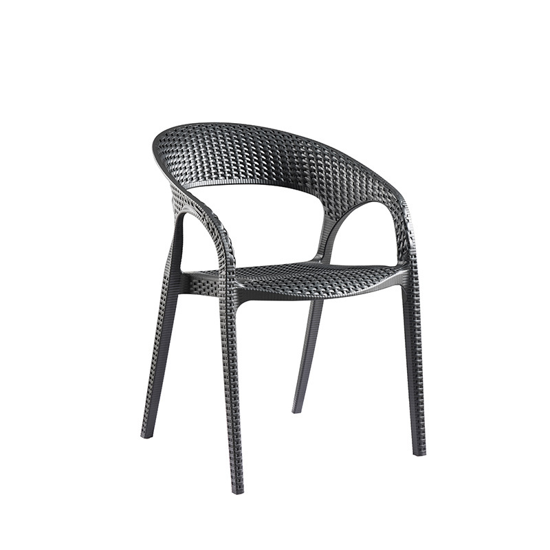PP rattanowe krzesła kawiarnie meble ogrodowe z tworzywa sztucznego z żywicy tworzywa sztucznego z tworzywa sztucznego