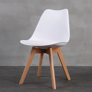 Hurtownianowoczesne plastikowe krzesło do jastrzętu Bistro Cafe Restauracja kolorowe akrylowe krzesło plastikowe krzesło i miękka poduszka