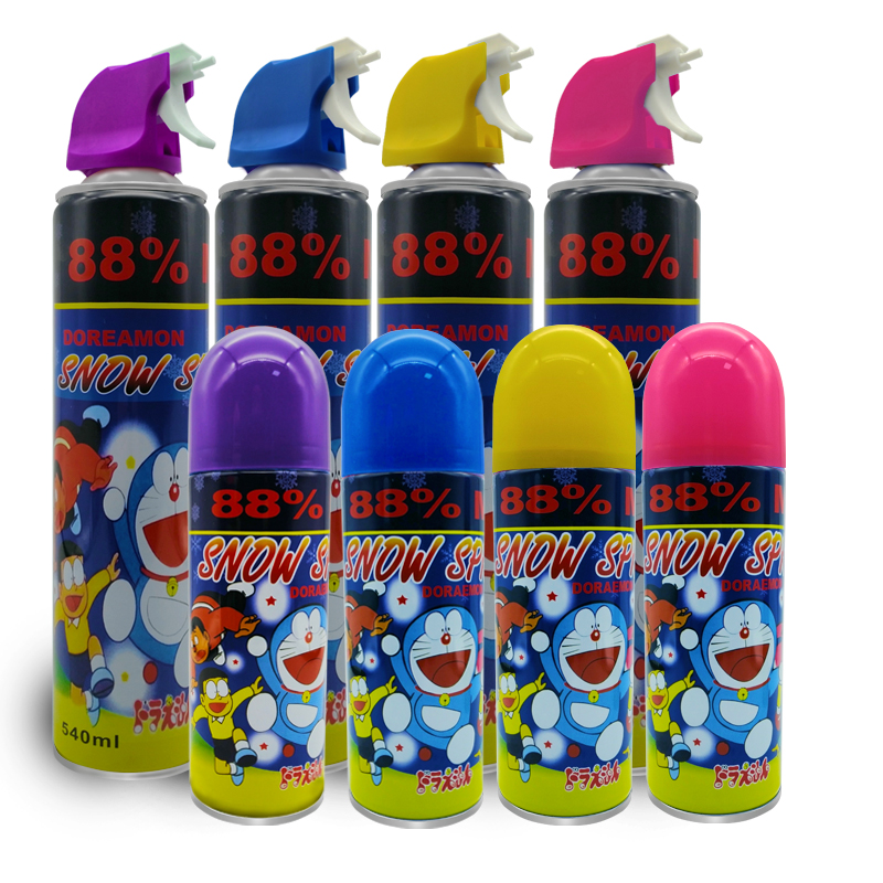 Doraemon śnieg Party Spray Phoam Spray Snow Flying Snow Spray