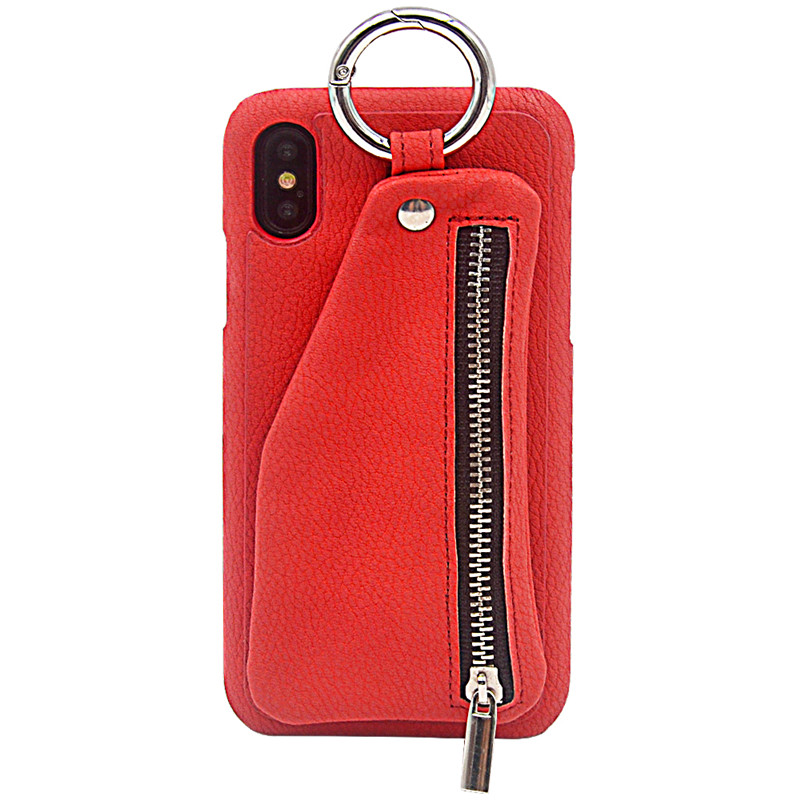 Apple iPhone 8 Telefon komórkowy obudowa ochronna, ręczna skórzana obudowa ochronna, mała portfelowa torbana telefon komórkowy, odpornana jesień i wibracje skóra China czerwona obudowa telefonu komórkowego