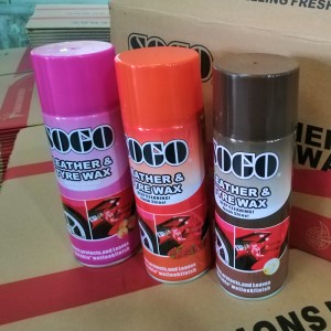 Dobra jakość silikonowa skórzana opona pielęgnacja samochodu aerozol wosk woskowy kokpit jasny spray