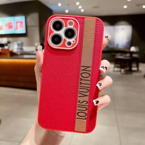 Nadaje się do skórzanej etui na telefon Apple iphone14pro, matowej etui anty upadkowej TPU i anty wibracyjnej wokółOsobiste trendowe etui skórzane na telefon komórkowy