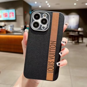 Nadaje się do skórzanej etui na telefon Apple iphone14pro, matowej etui anty upadkowej TPU i anty wibracyjnej wokółOsobiste trendowe etui skórzane na telefon komórkowy