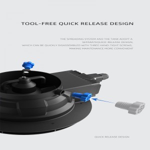 Rozsiewacz systemu siewu dronów rolniczych