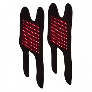 2PCS Podczerwień Red Lightoterapy Pas, długość fali 660NM/850NM, przenośna czerwono -światła podkładkana ramię, plecy, stóp kolan itp.