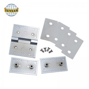 Krzyżowany do wewnątrz zawias