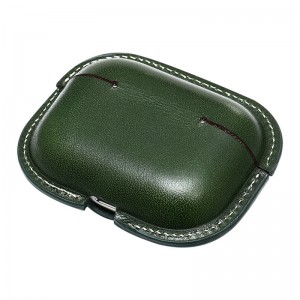 Nowy Apple Airpods Pro2 Case Protective, wojskowy zielony kolor zintegrowany obudowa cielęcia, obudowa z zestawem słuchawkowym Bluetooth odpornana skórzaną obudowę