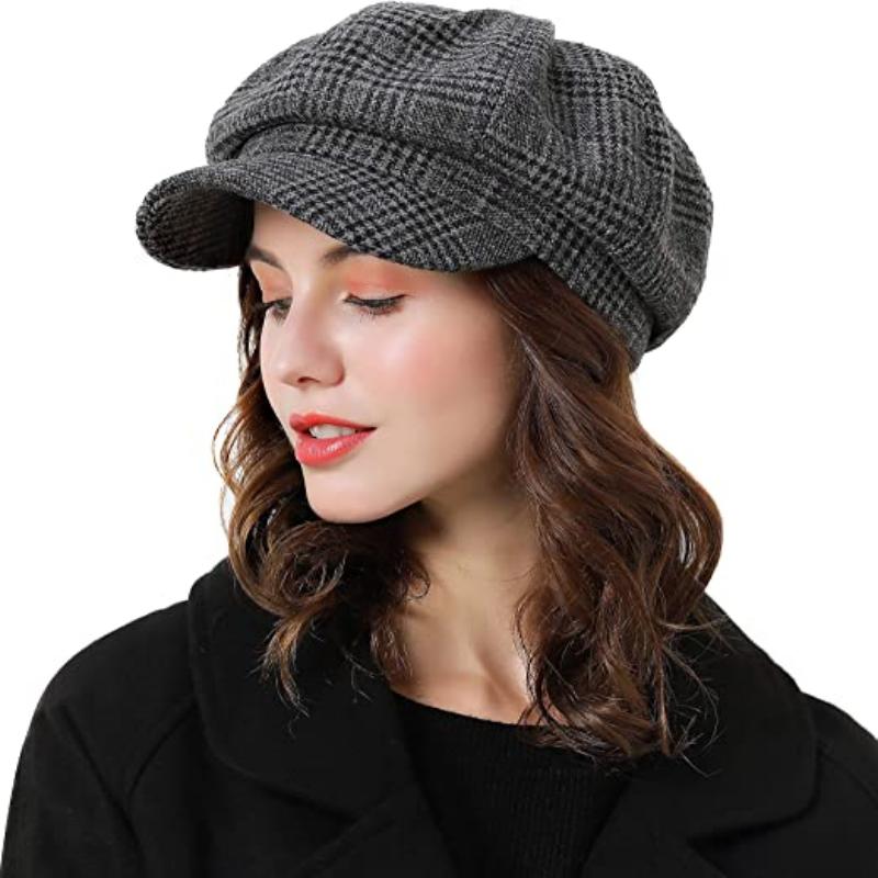 Kobiety beretnewsboy kapelusz francuska czapka klasyczna jesienna wiosna zimowe czapki