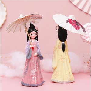 Dainty Girl z parasolem