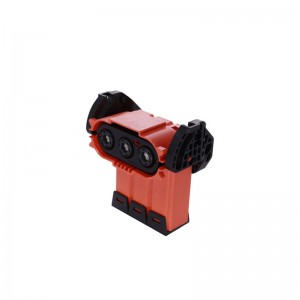 200A/3000V 3 Pin DC Wtyczka złącza wysokiegonapięcia wtyczka łokciowa