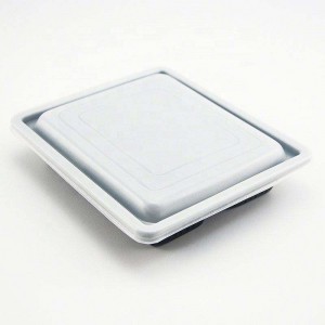 Hurtownia jednorazowa plastikowa 3 przedział pudełkana lunch opakowanie pojemnikana żywność