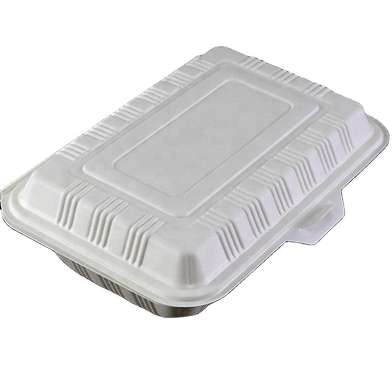 Hurtownia jednorazowa plastikowa pudełkona lunch biodegradowalny pojemnikna groble kukurydziane