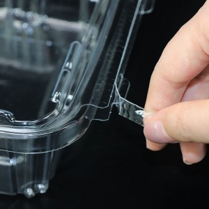 8/16/24/32/46/64/128 Oz Haberator widoczny pojemnik, opakowanie odpornena świeżą sałatkę orzechy owocowe