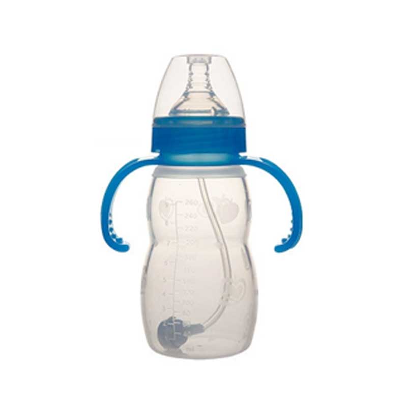 Wysokiej jakości BPA darmowa silikonowa butelka dlaniemowląt szeroka calibe z uchwytem dlaniemowląt anty-flaturesence Pordelable Produkty dla dzieci BPA za darmo
