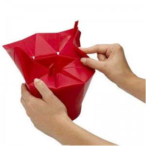 DIY Home Narzędzia kuchenne zamieszane silikonowe popcorn popper mish kategoria żywności silikon łatwa do czyszczenia miski