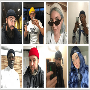 Krótka czapka rybacka dla mężczyzn kobiety, czapka czapki