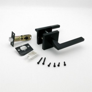 S7503 Prywatna dźwignia drzwi do sypialni i drzwi łazienki Matowe czarne