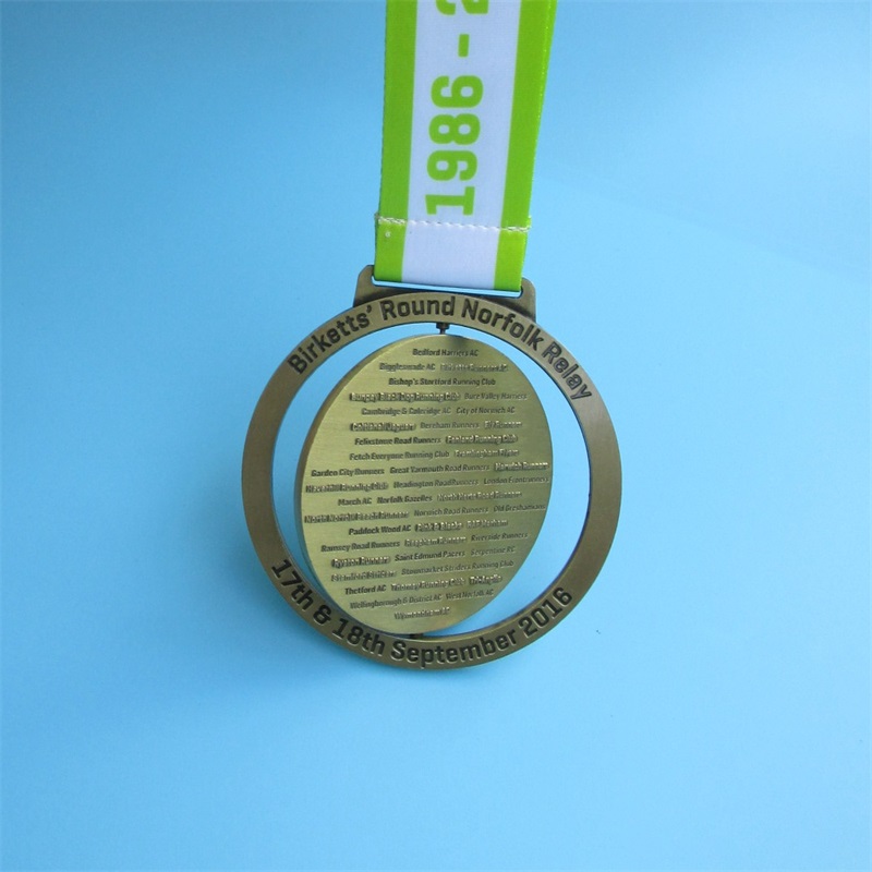 Medal spinowy przekaźnika stopu cynku