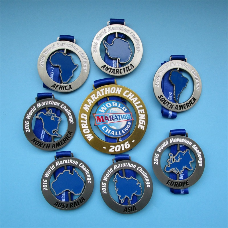 2016 World Marathon Challenge Medal