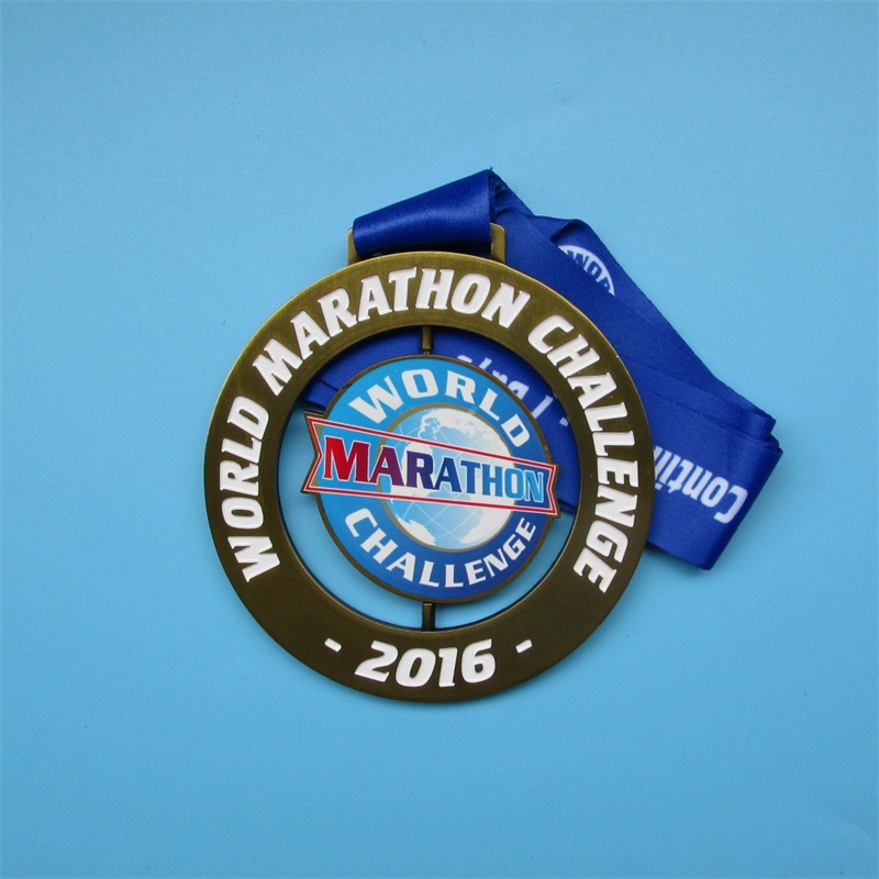Custom Design World Marathon Challenge Medal