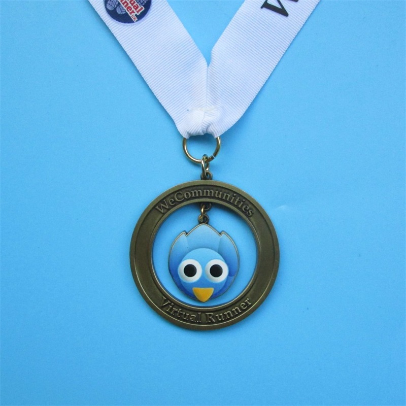 3D Hanger Metal Medals Custom Sports Animal Medal Award