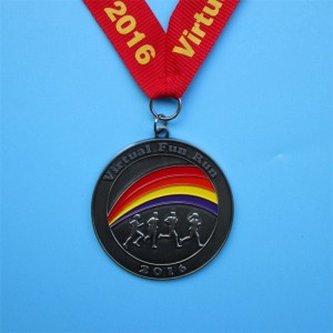 Splowane zabytkowe wirtualne medale Rainbow Medals 3D