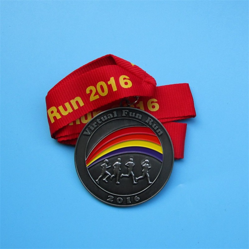 Splowane zabytkowe wirtualne medale Rainbow Medals 3D