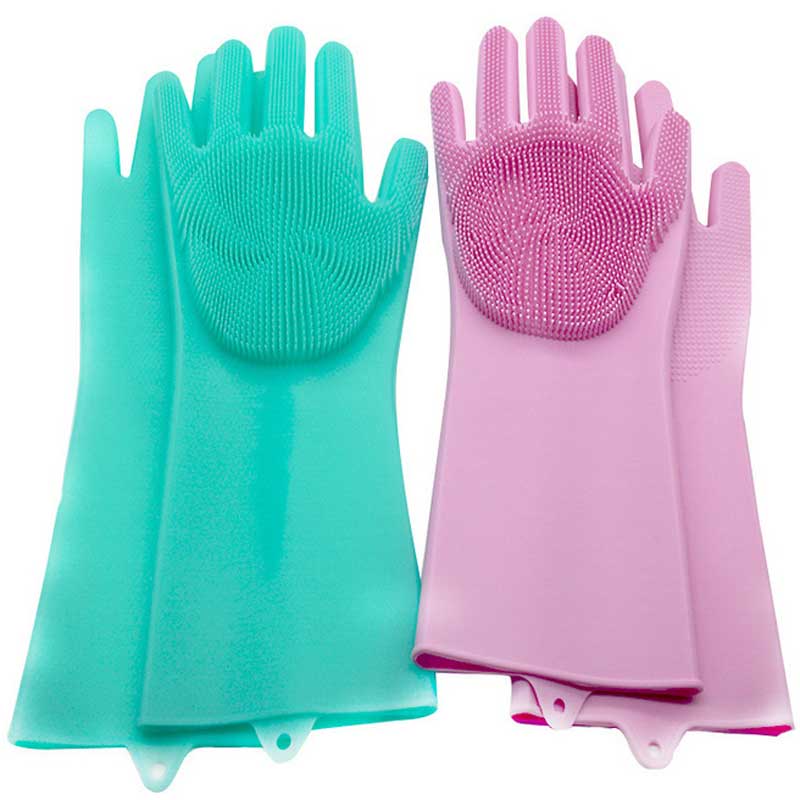 Rękawiczki do czyszczenia kuchni Rękawiczki domowe gumowe rękawiczki pralki do mycianaczyń silikonowych zmywarki donaczyń,