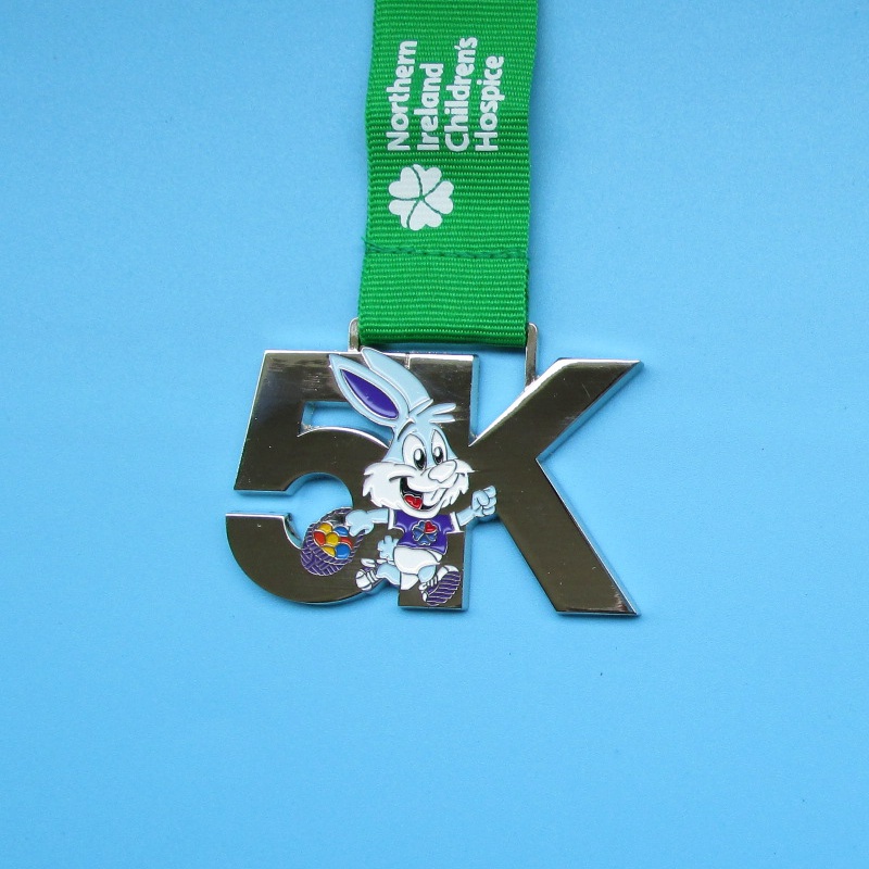 Metal Sport Medal Medal Custom Race for Kids Cute Design Rabbit Kid Medale
