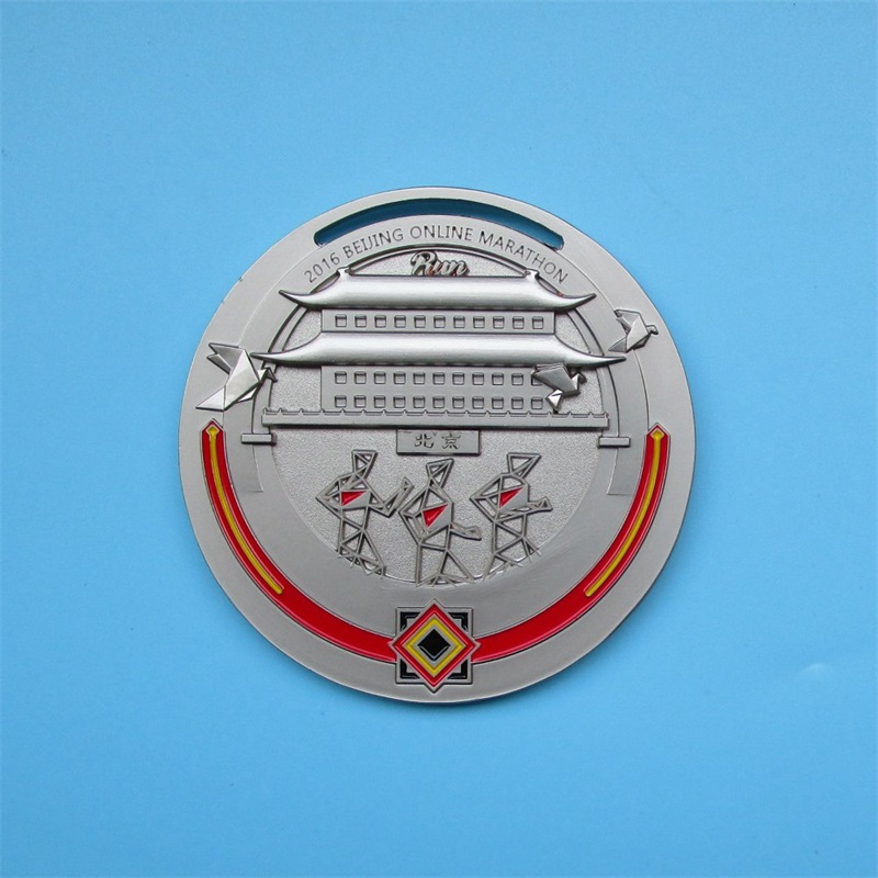 Niestandardowe logo Antyque Design 3D Metal Colorful Medal Medal Medal Finishers 2016
