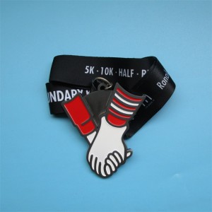 Medale triathlonowe zaprojektuj swój własny sportowy medal ze wstążką