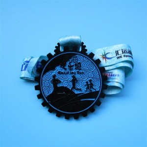 Nagrody maraton prowadzący metalowy metalowy metal sportowy