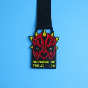 Cartoon Design 3D stereoskopowy efekt Medal Holiday Metal Medale