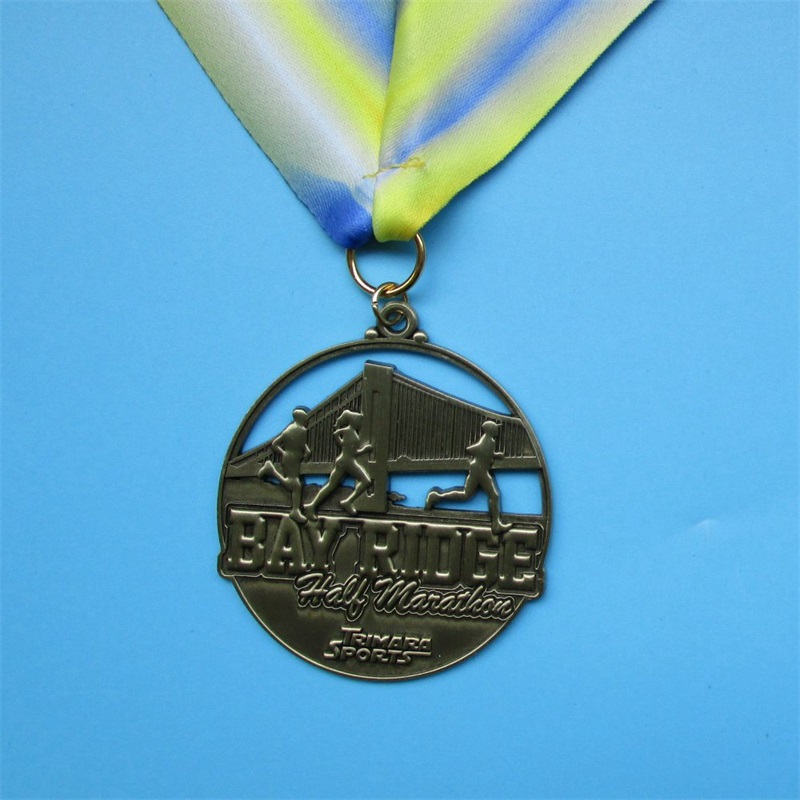 Running Man Special Design Medals puste fajne złote złote medalenagrody maraton