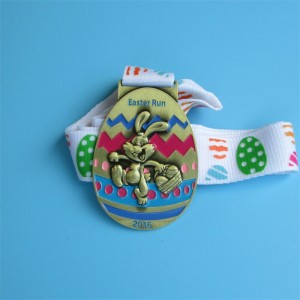 3D Animal Metal Medals Holiday Rundlas