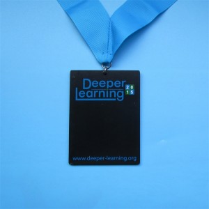 Niestandardowe Medallion Naszyjnik Medal Medal Finishers 2016