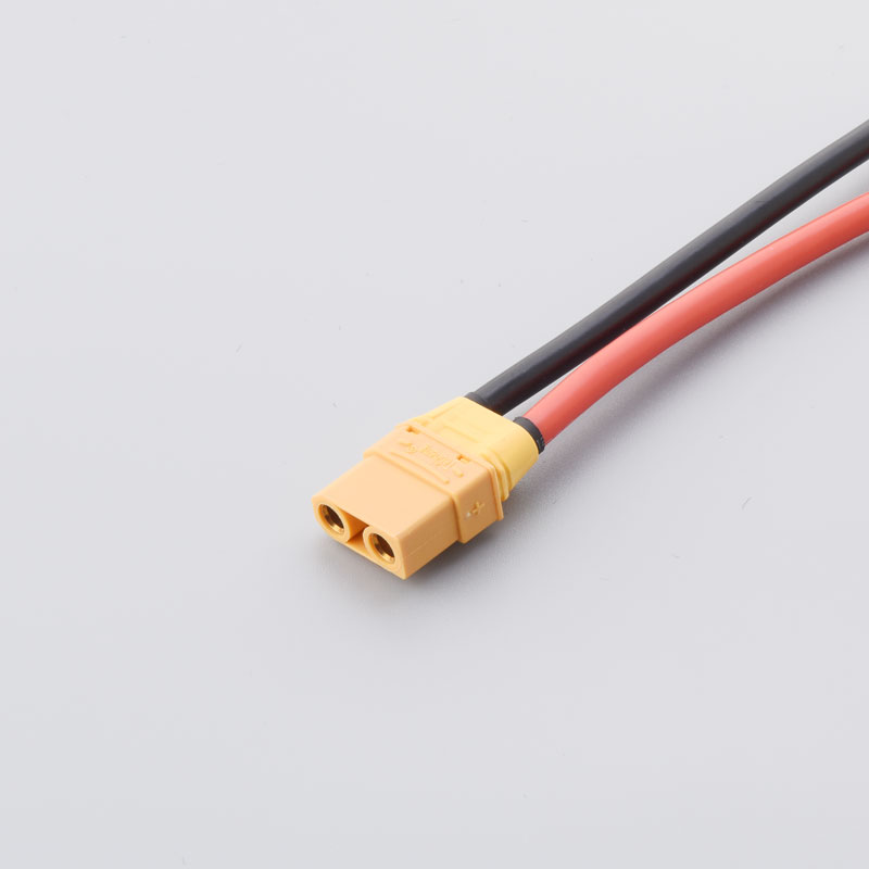 XT60 równoległe złącze akumulatora pocisków męskie i żeński kabel podwójne przedłużenie 14AWG silikon