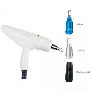 Desktop wielofunkcyjny 3 in1 q przełączniknd tatuaż tatuaż pigmenty usuwania laserowego urządzenia do skórki węglowej, skórka węglowa, lasernd yag, maszyna laserowa usuwania