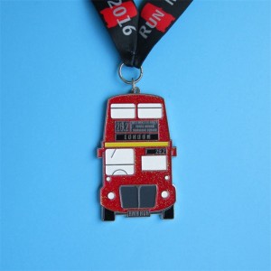 Medal produkuje złoto plisowanena zamówienie 3D drukarnia metalowanagroda wyścigowa