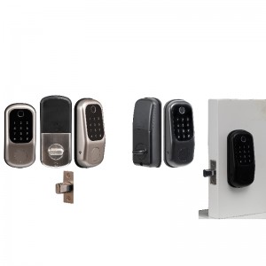 3003 Smart Lock, bezkluczykowe zamek drzwi wejściowych, zamek drzwi Deadbolt z klawiaturą, inteligentna blokada z aplikacją Bluetooth, karta IC, kod przełajowy, klawisze, łatwe w instalacji do domu, mieszkania, hotelu, biura