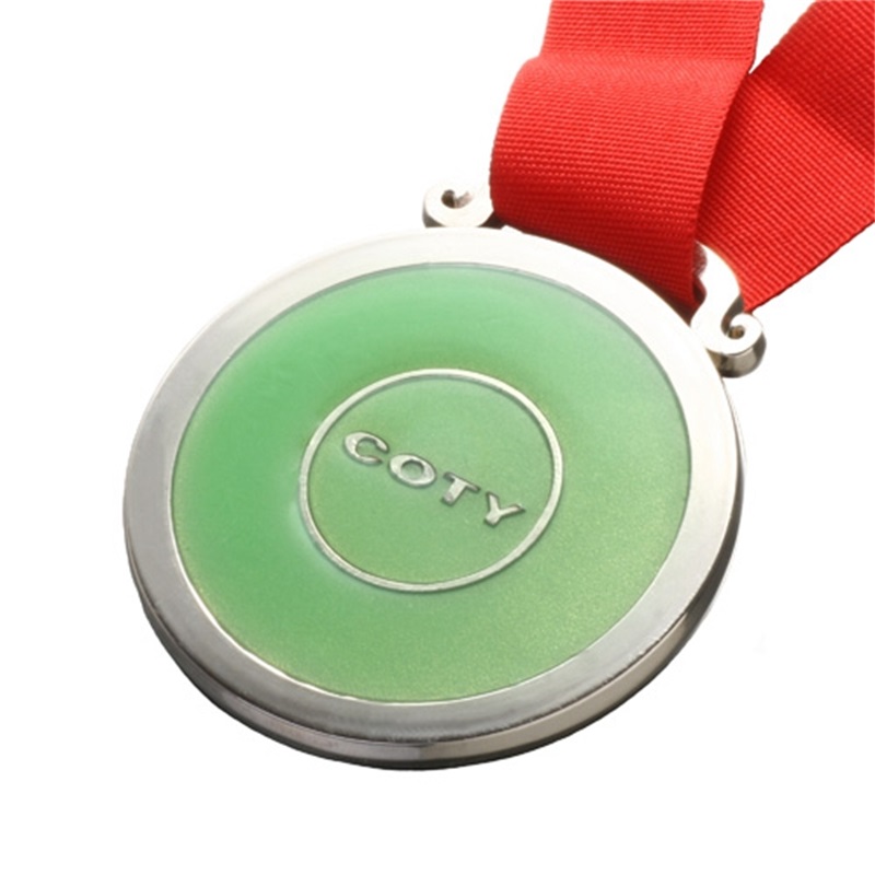 Różowe medale biegowe dla kobiet Custom Metal Sport Marathon Medal z wstążką