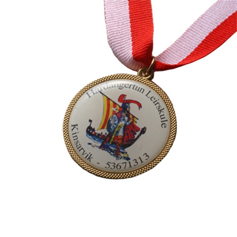 Srebrny medal New Marathon Awards Medals Sport Medale i wstążki
