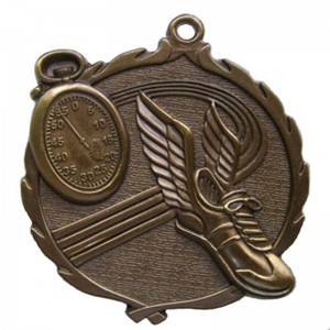 Zabytkowe srebrne medal 3D Medale zapaśnicze