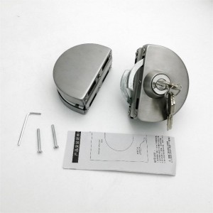 GDL001 201 Commercial Commercial Commercial Metal Chrome Glass Szklane drzwi antykradzieżowe zabezpieczenie, podwójnie zamieszanie w bezszroce bezczelnej zamykania bramy przesuwnej