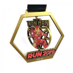 Gag Hollow Out Medals Hurtowanagroda metalowa 3D złote medale