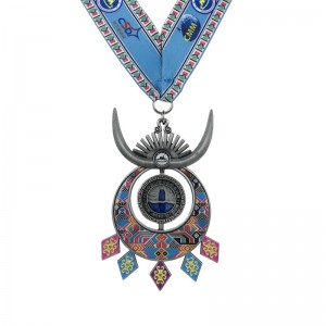 Niestandardowy Naszyjnik Medallion 4D Enamel Custom Medalna pamiątkę