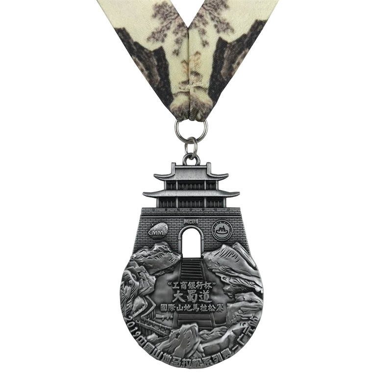 Perfect Design Antique Brass Gold Silver 4D Metal Medals Medal Medal Awards