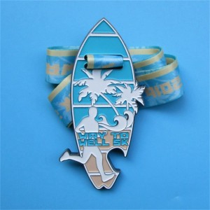 Sportowe medale pamiątkowe medale sportowe i wstążki do biegania