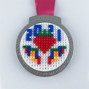 Medale sportowe i wstążki do pływania gimnastyki do siatkówki